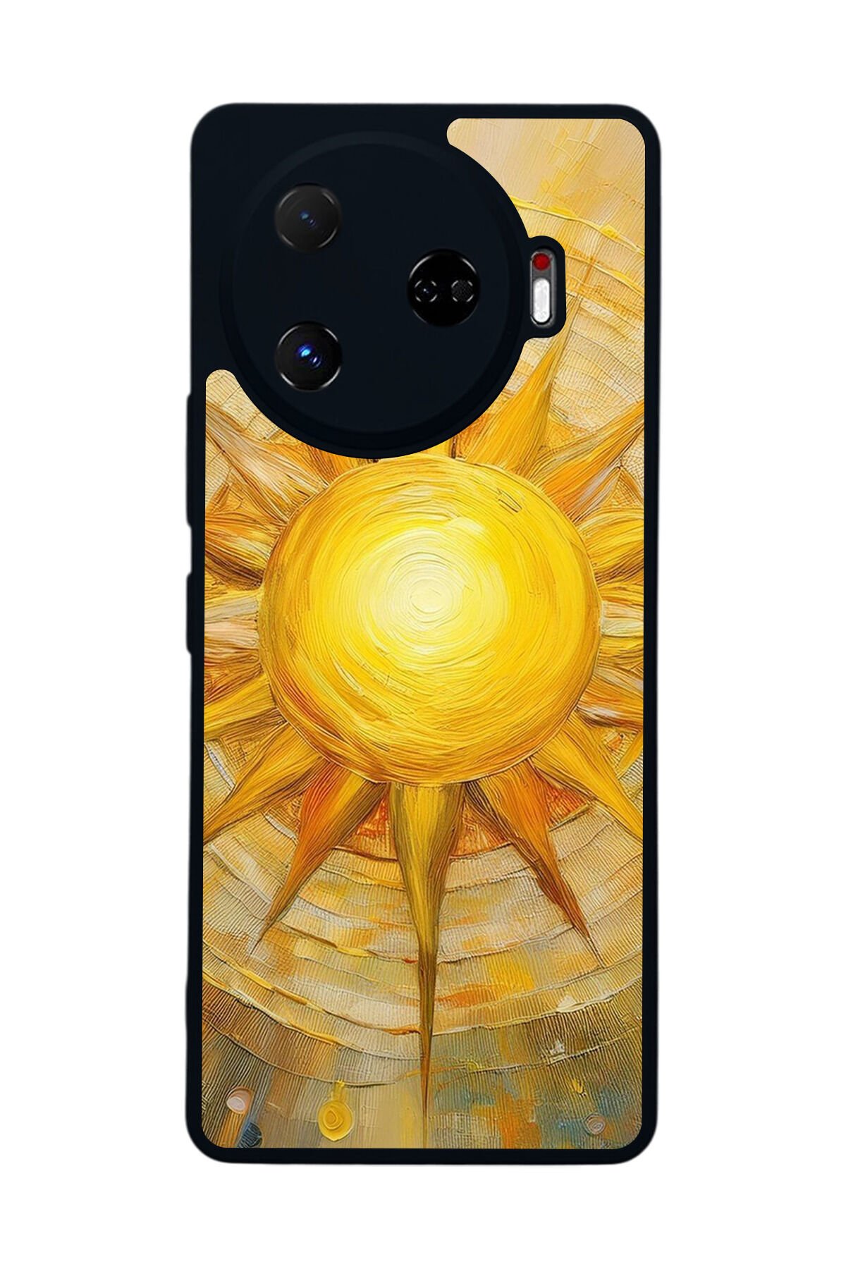 Tecno Camon 30 Pro Uyumlu Güneş Tasarımlı Glossy Premium Kılıf
