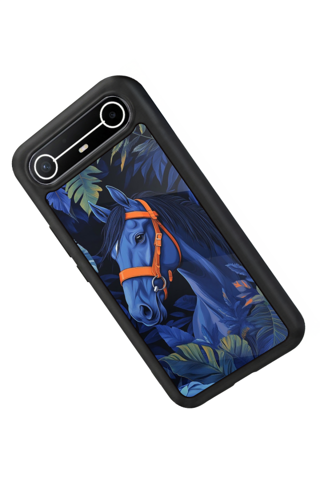 Tecno Spark Slim 5G Uyumlu At Horse Tasarımlı Glossy Premium Kılıf
