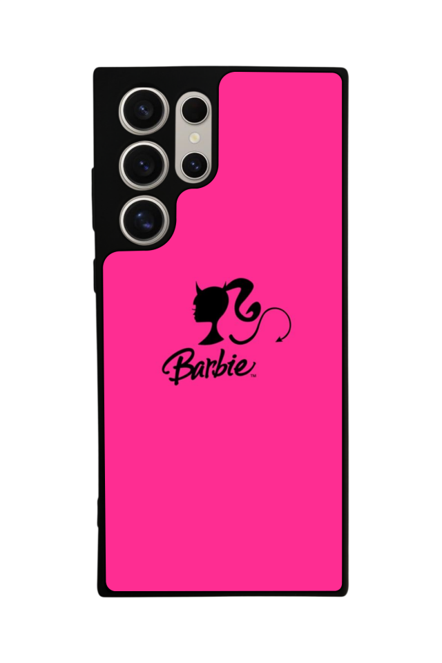 Samsung Galaxy S22 Ultra Uyumlu Barbie Tasarımlı Glossy Premium Kılıf