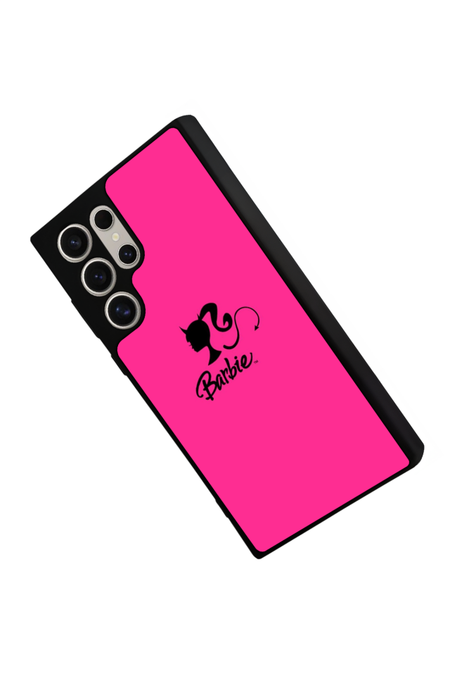 Samsung Galaxy S22 Ultra Uyumlu Barbie Tasarımlı Glossy Premium Kılıf