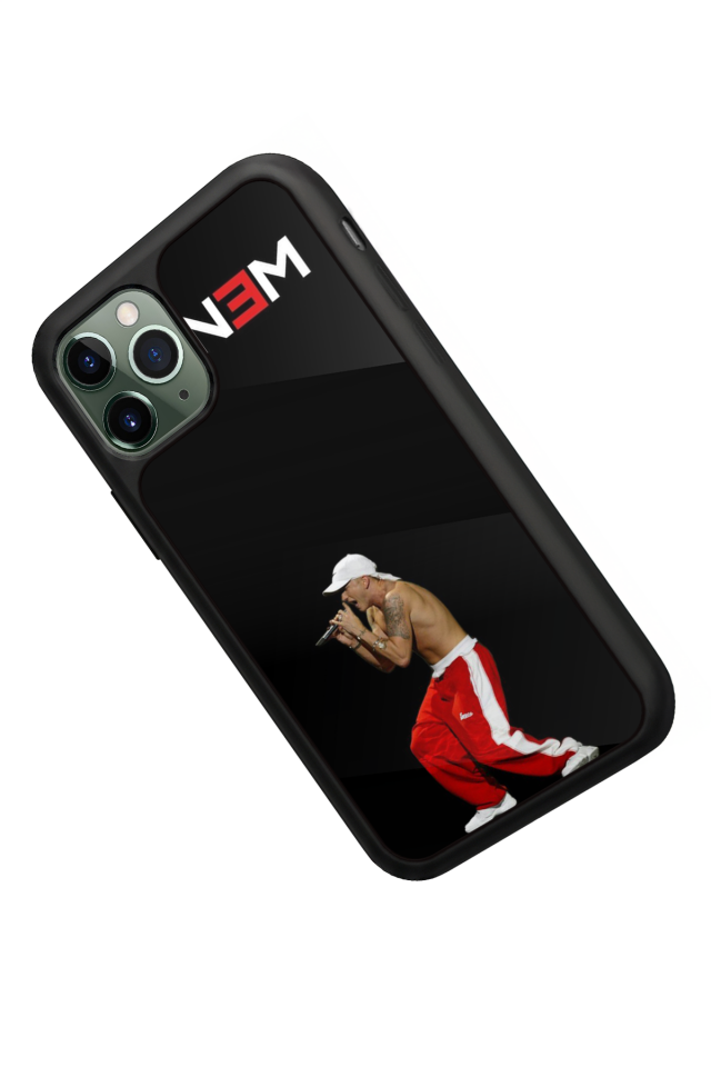 iPhone 11 Pro Max Uyumlu Eminem Tasarımlı Glossy Premium Kılıf