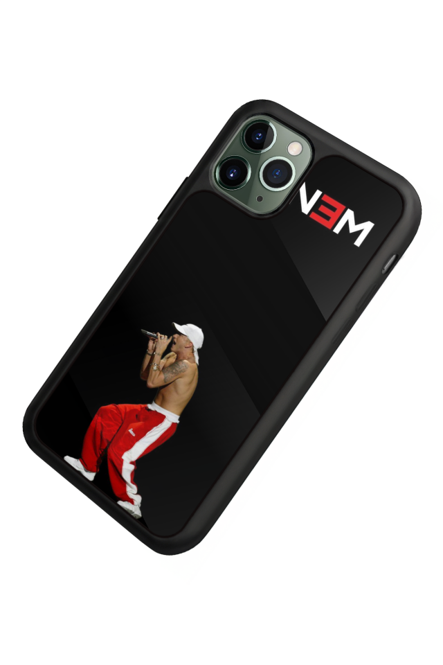 iPhone 11 Pro Max Uyumlu Eminem Tasarımlı Glossy Premium Kılıf