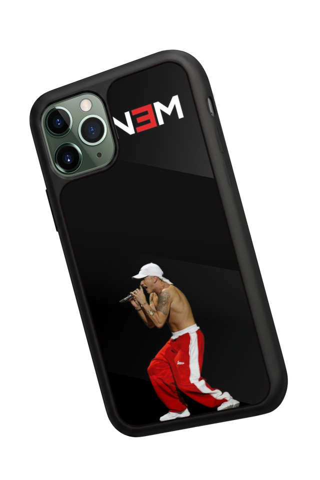 iPhone 11 Pro Max Uyumlu Eminem Tasarımlı Glossy Premium Kılıf