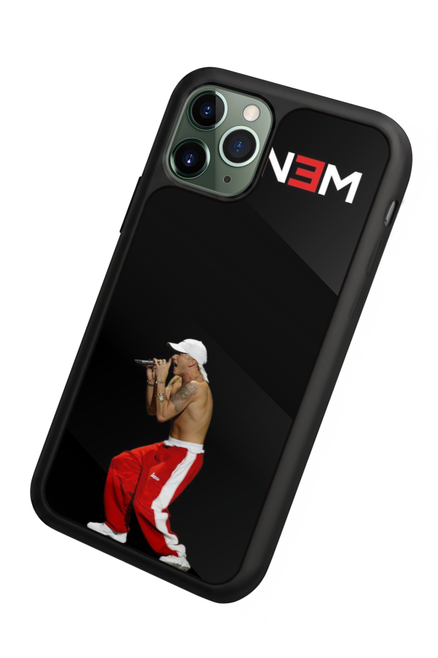 iPhone 11 Pro Max Uyumlu Eminem Tasarımlı Glossy Premium Kılıf
