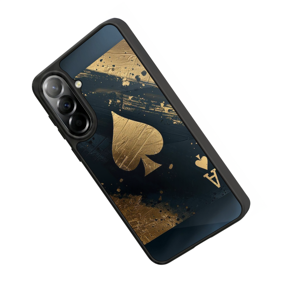 Samsung Galaxy A57 Uyumlu Kart Tasarımlı Glossy Premium Kılıf