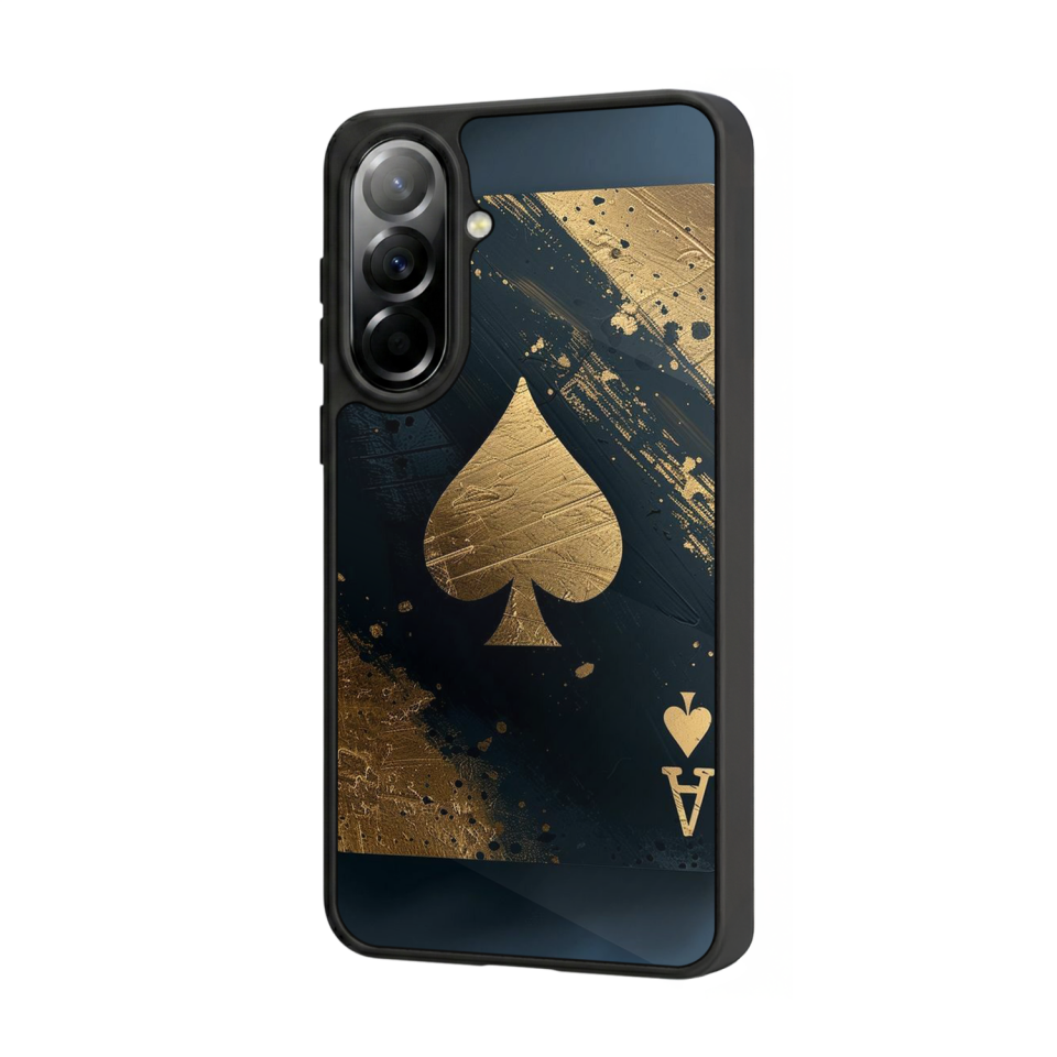 Samsung Galaxy A57 Uyumlu Kart Tasarımlı Glossy Premium Kılıf