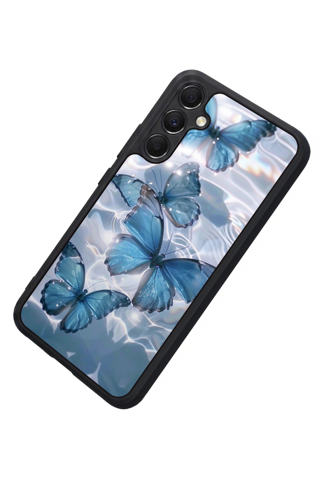 Samsung Galaxy A34 Uyumlu Kelebek Tasarımlı Glossy Premium Kılıf