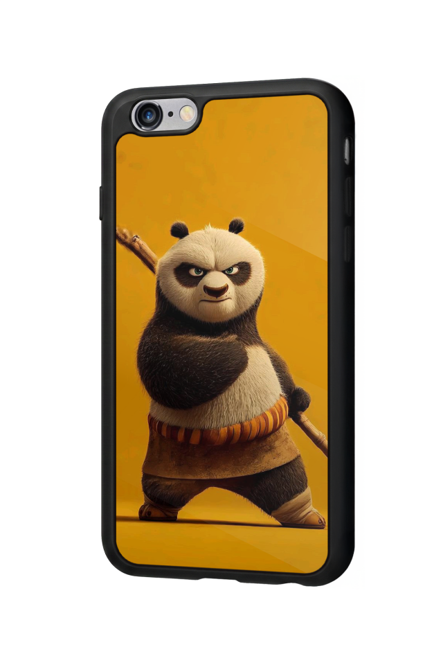 iPhone 6 Plus Uyumlu Kung Fu Panda Tasarımlı Glossy Premium Kılıf