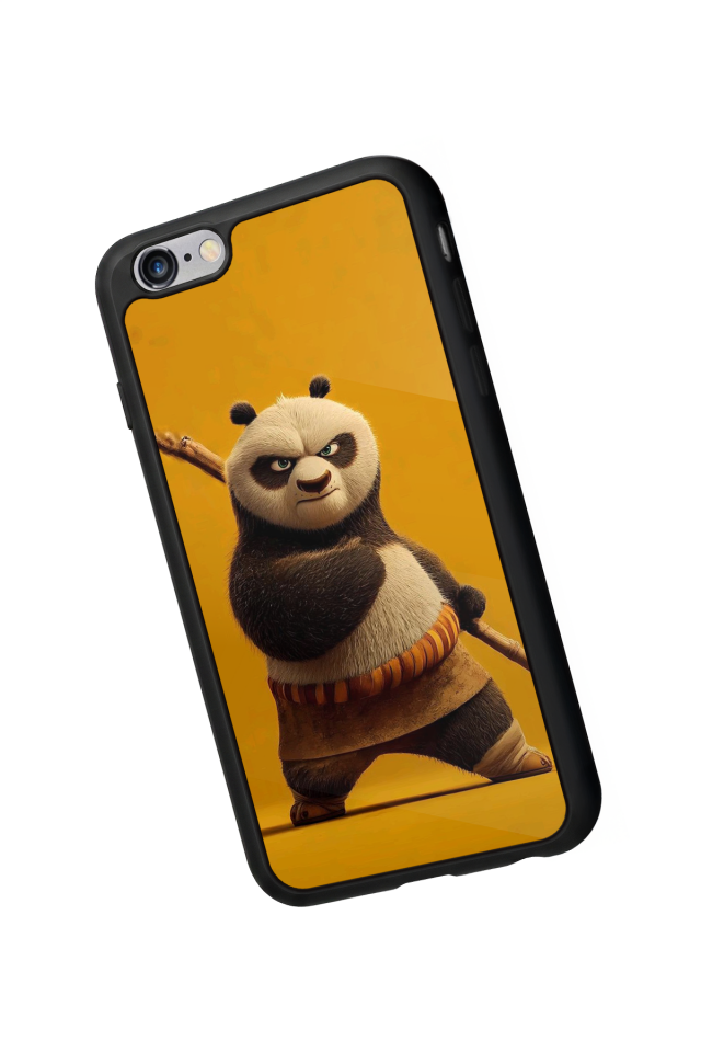 iPhone 6 Plus Uyumlu Kung Fu Panda Tasarımlı Glossy Premium Kılıf