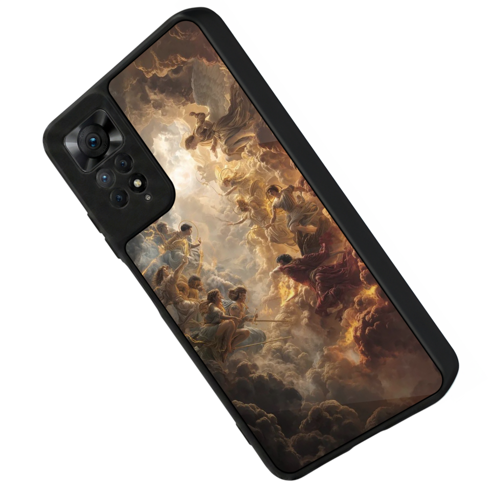 Xiaomi Redmi Note 11 Pro Uyumlu Melek Tasarımlı Glossy Premium Kılıf