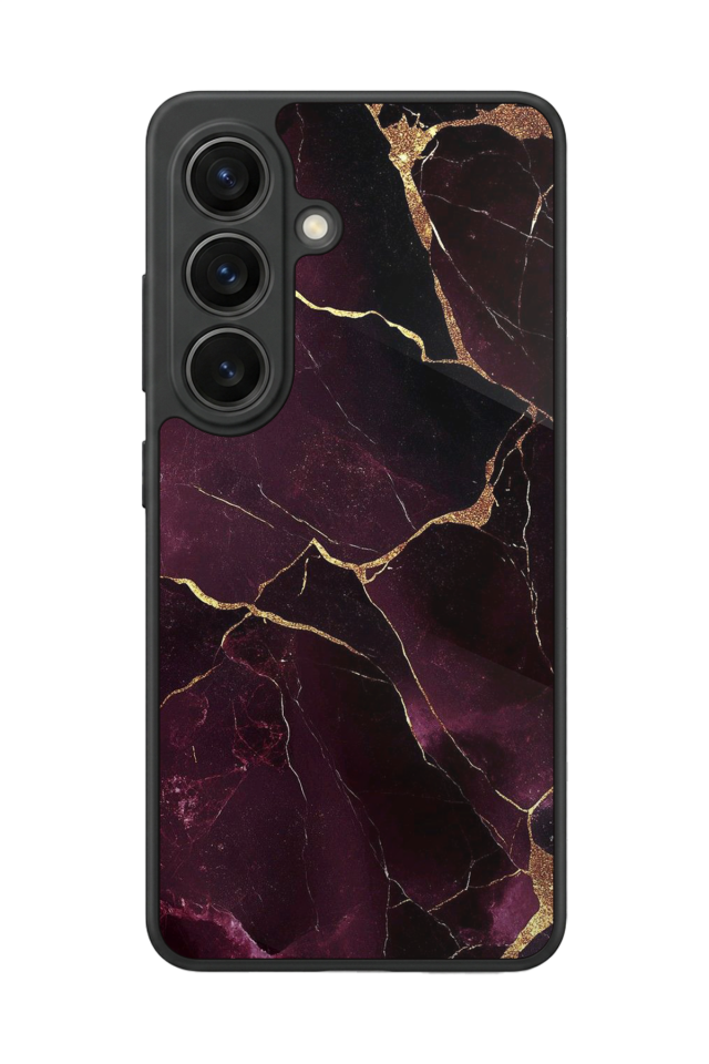 Samsung Galaxy S26 Uyumlu Mermer Marble Tasarımlı Glossy Premium Kılıf
