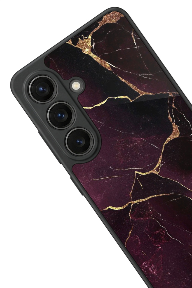 Samsung Galaxy S26 Uyumlu Mermer Marble Tasarımlı Glossy Premium Kılıf