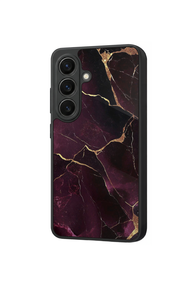 Samsung Galaxy S26 Uyumlu Mermer Marble Tasarımlı Glossy Premium Kılıf