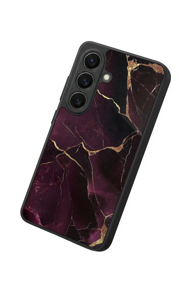 Samsung Galaxy S26 Uyumlu Mermer Marble Tasarımlı Glossy Premium Kılıf