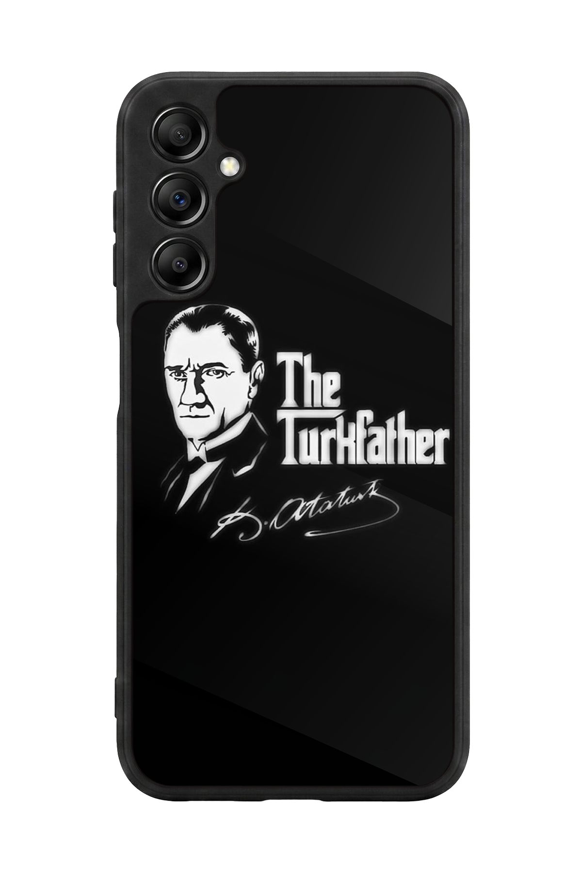 Samsung Galaxy A14 Uyumlu Mustafa Kemal Ataturk Tasarımlı Glossy Premium Kılıf