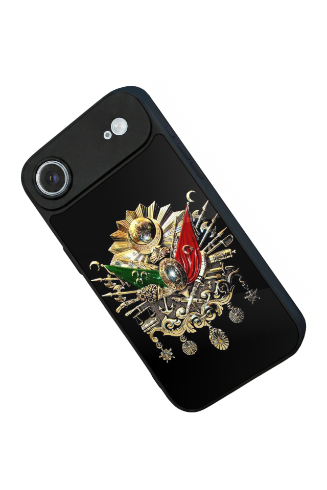 iPhone 17 Air Uyumlu Osmanli Tugrasi Tasarımlı Glossy Premium Kılıf