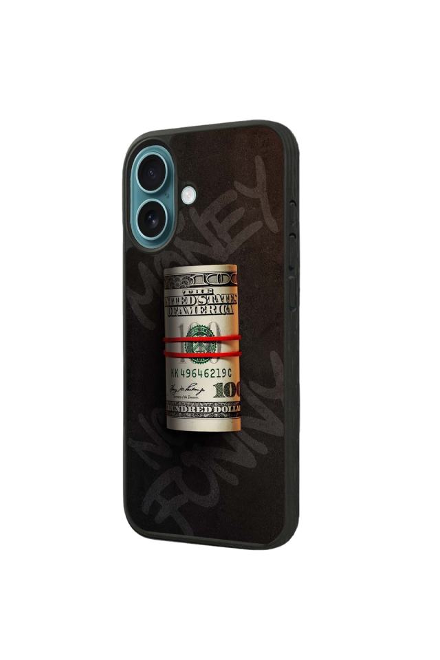 iPhone 16 Uyumlu Para Tasarımlı Glossy Premium Kılıf