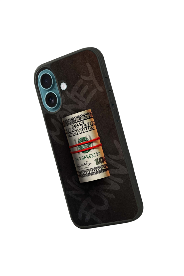 iPhone 16 Uyumlu Para Tasarımlı Glossy Premium Kılıf