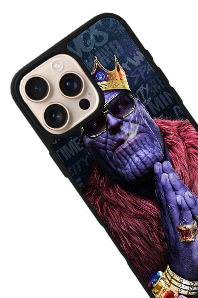 iPhone 15 Pro Max Uyumlu Thanos Tasarımlı Glossy Premium Kılıf