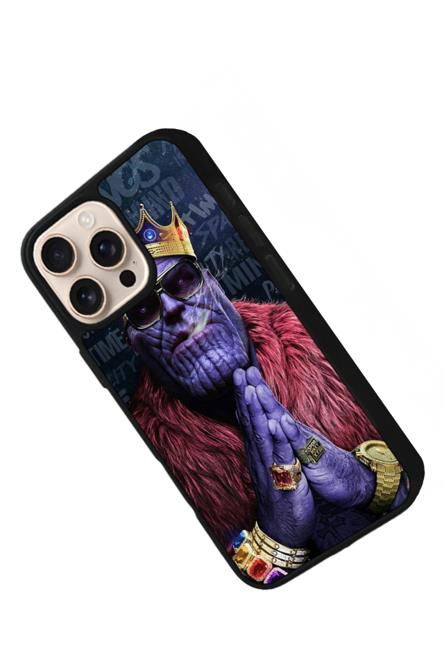 iPhone 15 Pro Max Uyumlu Thanos Tasarımlı Glossy Premium Kılıf