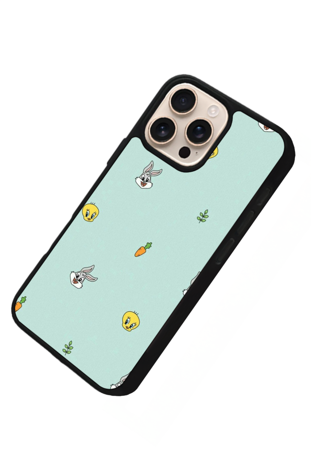 iPhone 15 Pro Uyumlu Tweety Tasarımlı Glossy Premium Kılıf