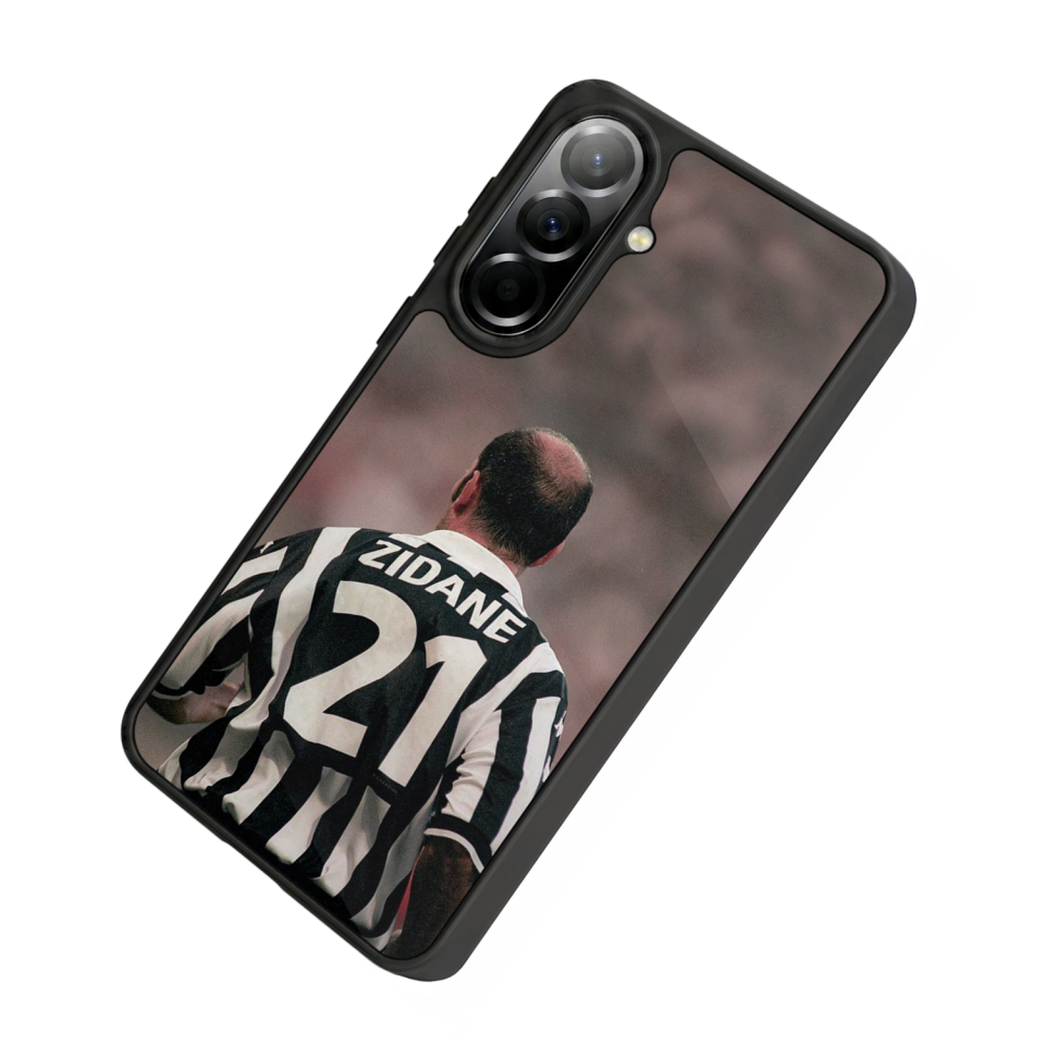 Samsung Galaxy A37 Uyumlu Zidane Tasarımlı Glossy Premium Kılıf
