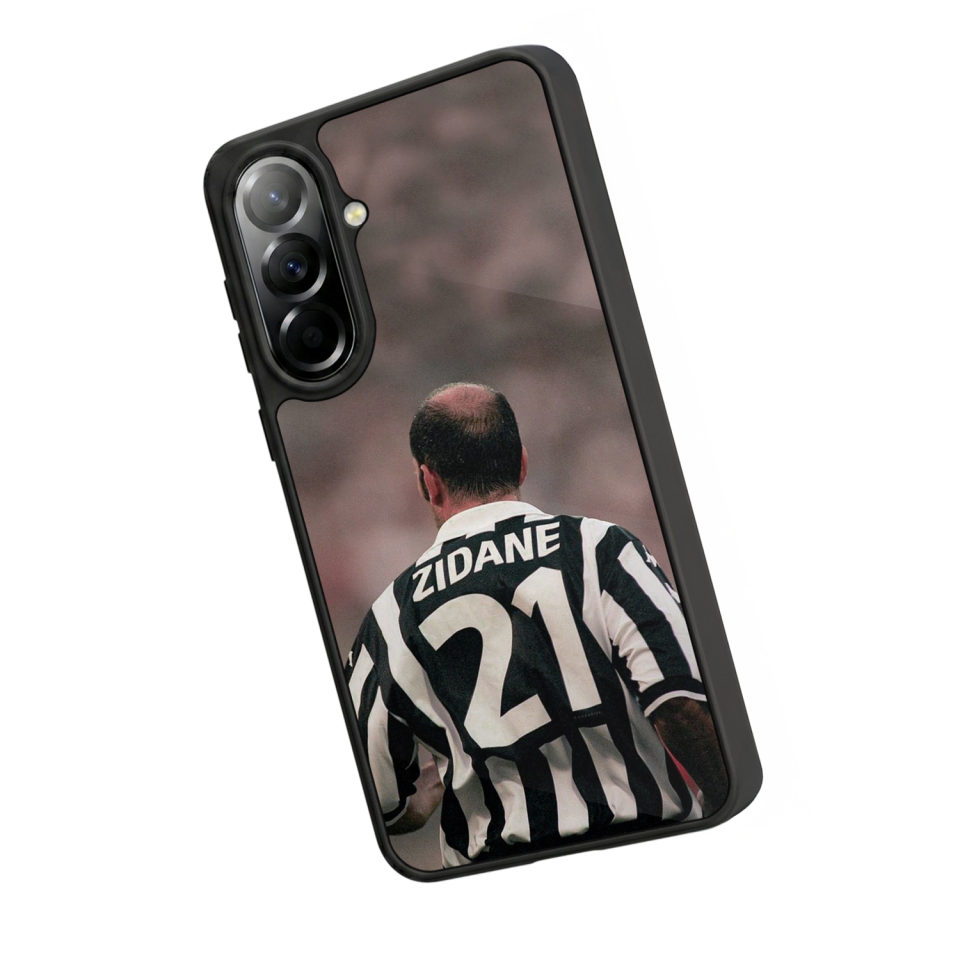 Samsung Galaxy A37 Uyumlu Zidane Tasarımlı Glossy Premium Kılıf