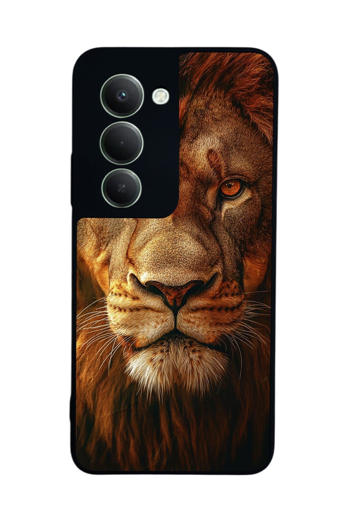 Xiaomi Redmi 15 5G Uyumlu Aslan Tasarımlı Glossy Premium Kılıf