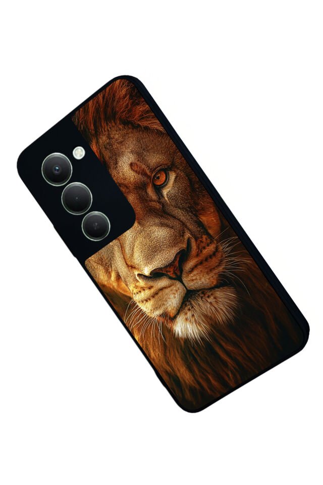Xiaomi Redmi 15 5G Uyumlu Aslan Tasarımlı Glossy Premium Kılıf