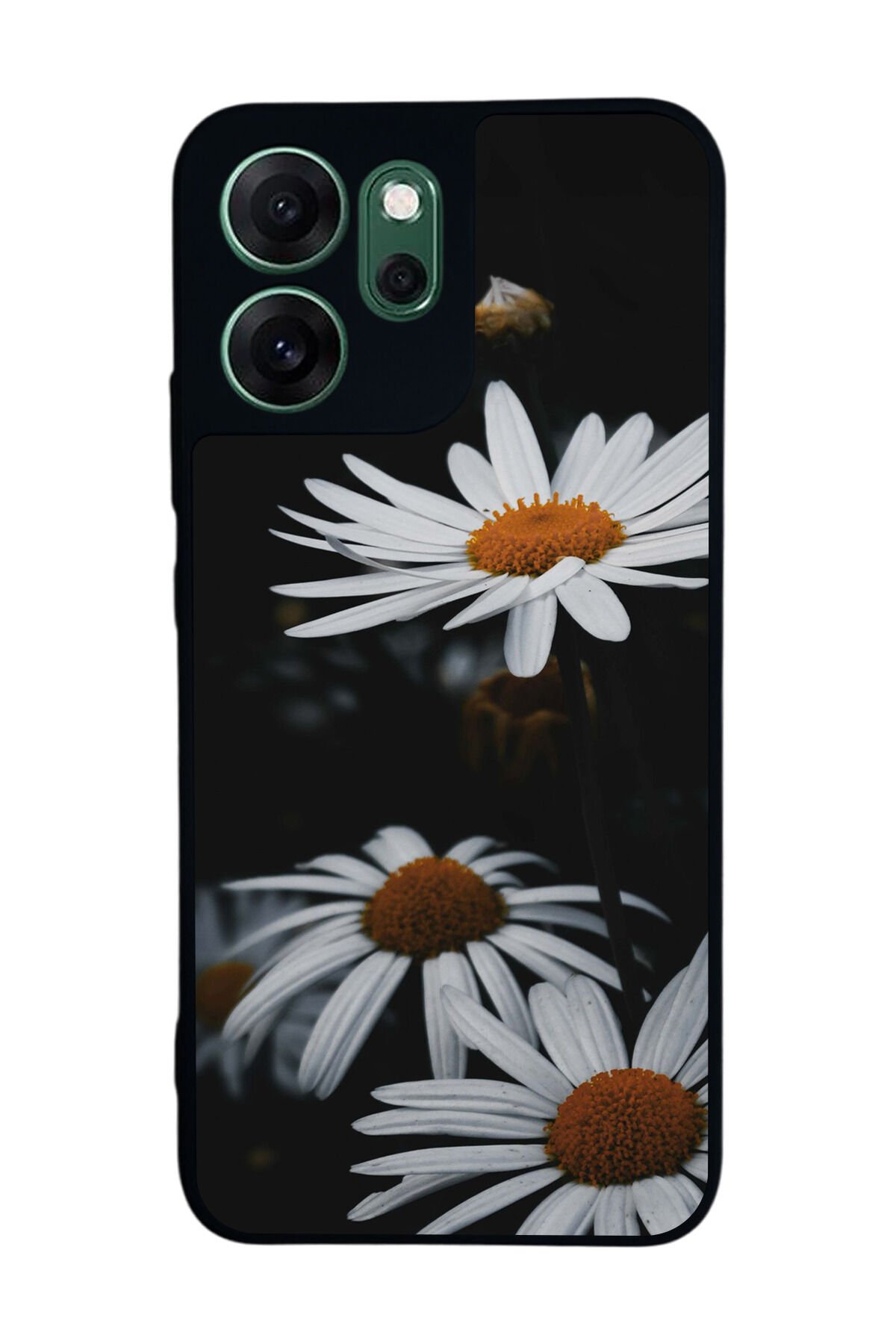 Oppo Reno 14F Uyumlu Cicek Tasarımlı Glossy Premium Kılıf