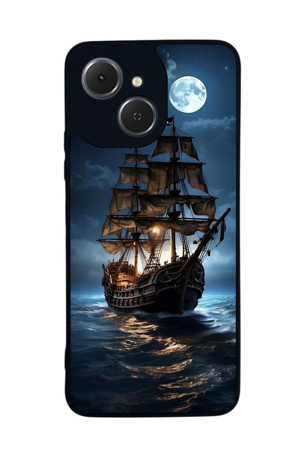 Tecno Spark 40C Uyumlu Korsan Tasarımlı Glossy Premium Kılıf