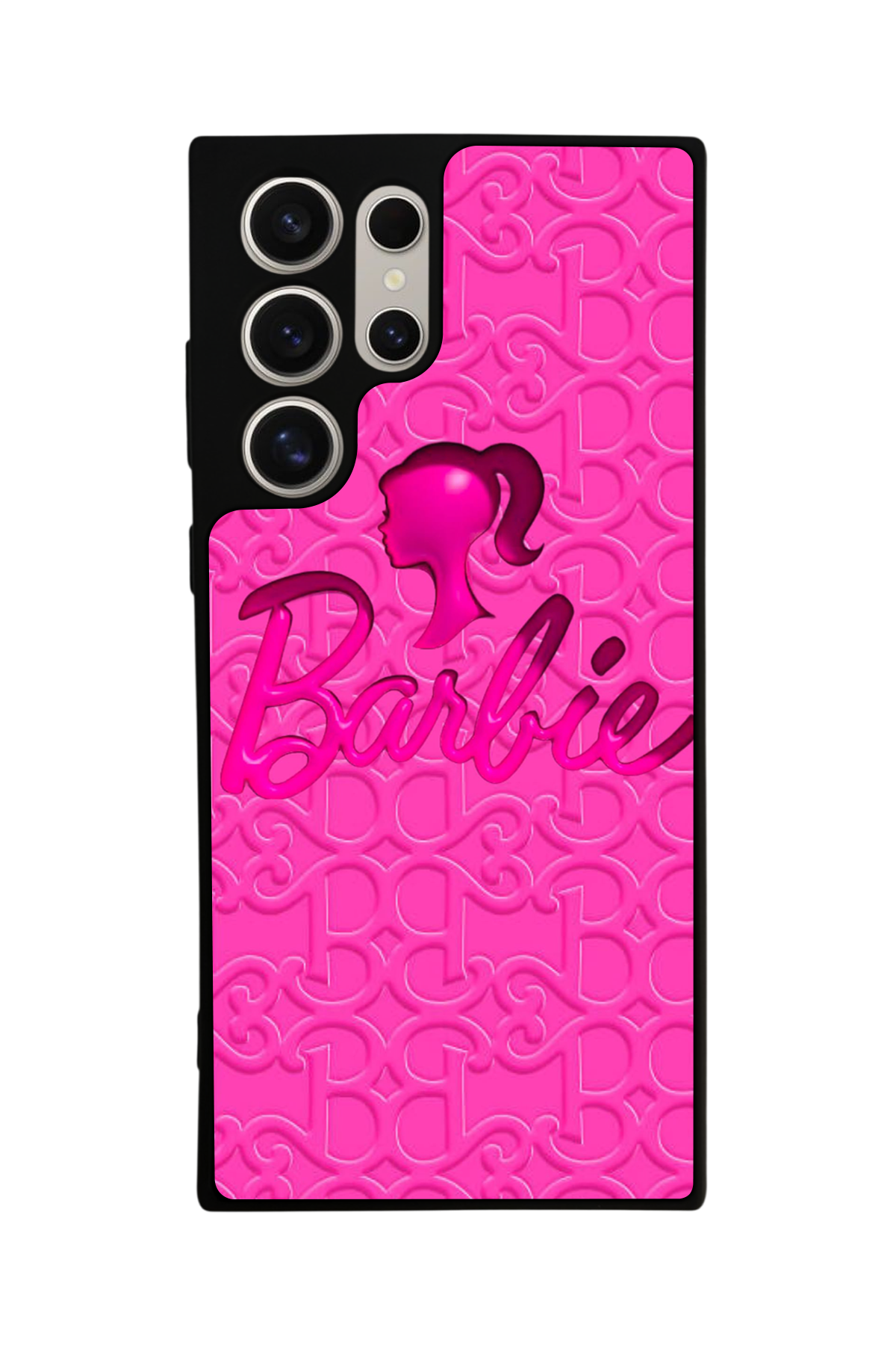 Samsung Galaxy S22 Ultra Uyumlu Barbie Tasarımlı Glossy Premium Kılıf