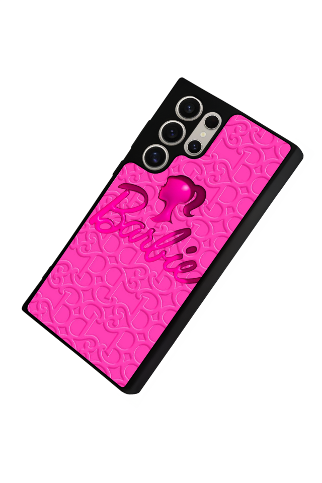 Samsung Galaxy S22 Ultra Uyumlu Barbie Tasarımlı Glossy Premium Kılıf