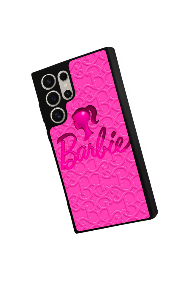 Samsung Galaxy S22 Ultra Uyumlu Barbie Tasarımlı Glossy Premium Kılıf