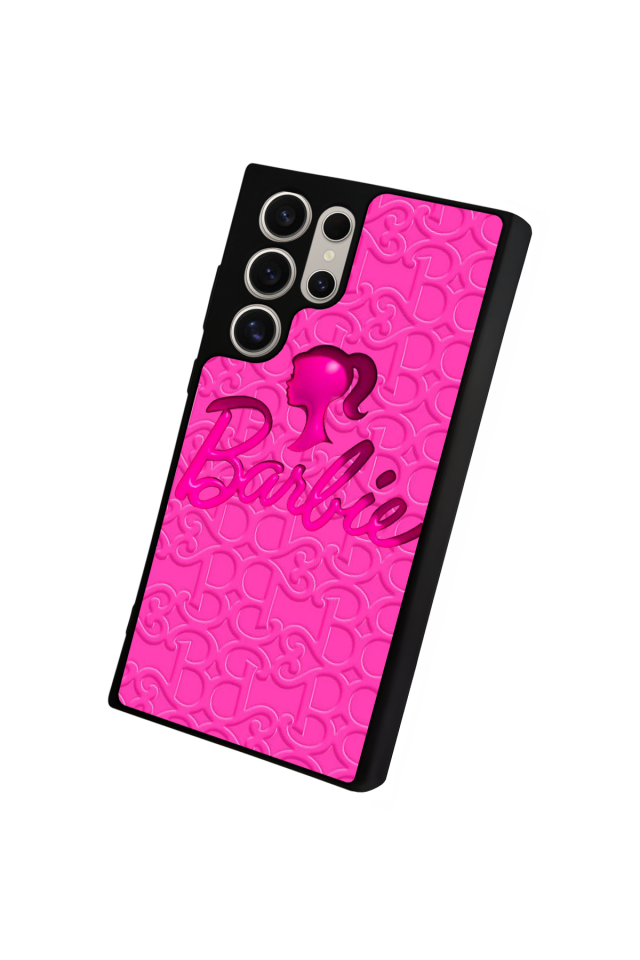 Samsung Galaxy S22 Ultra Uyumlu Barbie Tasarımlı Glossy Premium Kılıf