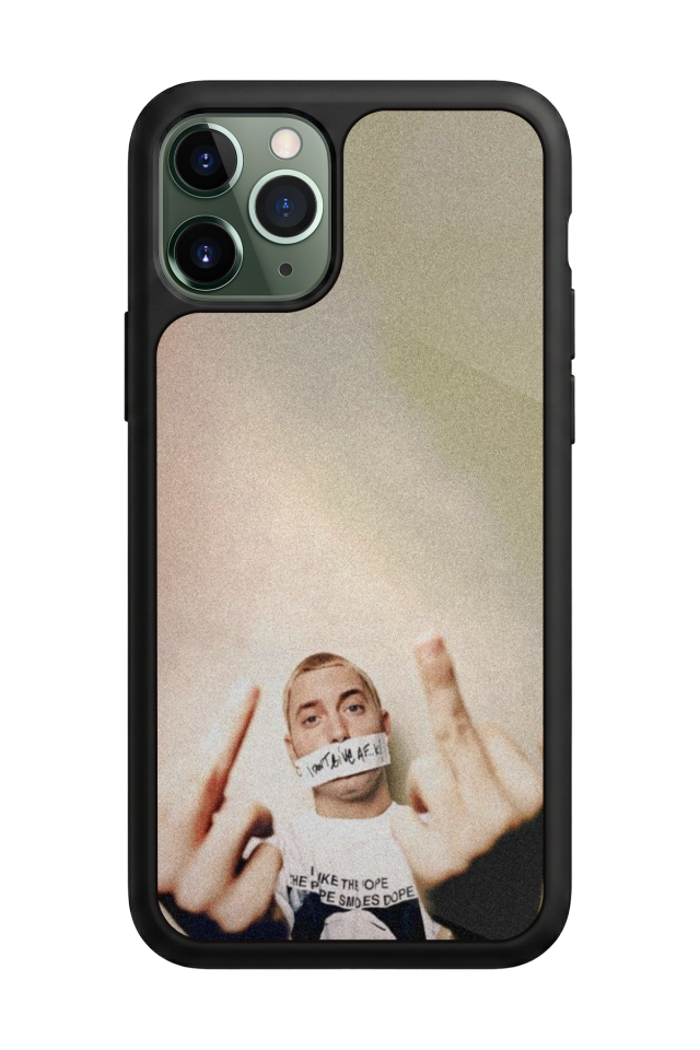 iPhone 11 Pro Max Uyumlu Eminem Tasarımlı Glossy Premium Kılıf