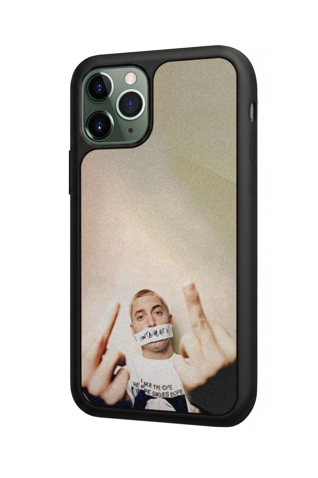 iPhone 11 Pro Max Uyumlu Eminem Tasarımlı Glossy Premium Kılıf