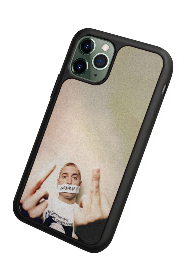 iPhone 11 Pro Max Uyumlu Eminem Tasarımlı Glossy Premium Kılıf