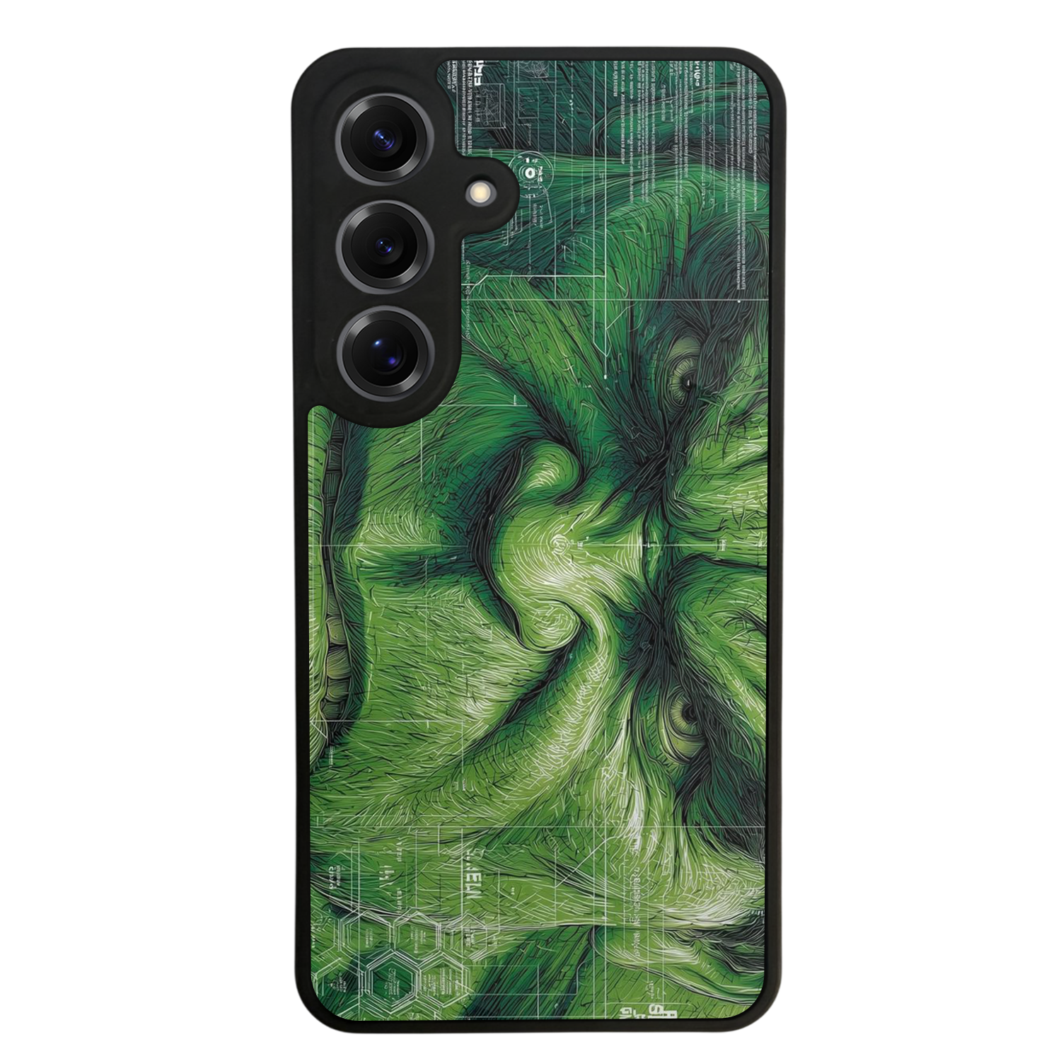 Samsung Galaxy S25 Uyumlu Hulk Tasarımlı Glossy Premium Kılıf