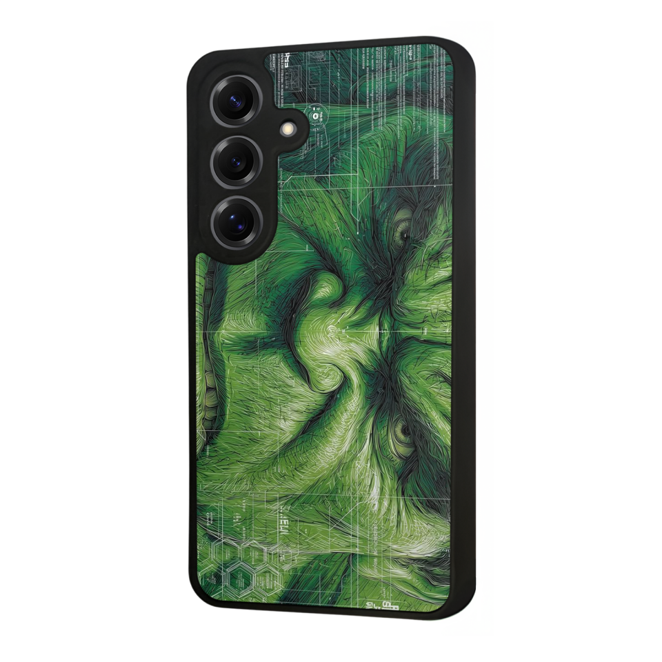 Samsung Galaxy S25 Uyumlu Hulk Tasarımlı Glossy Premium Kılıf