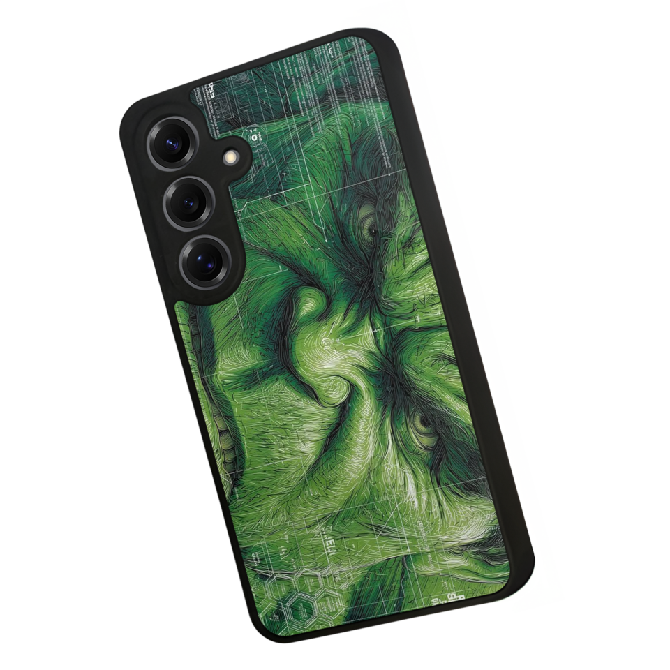 Samsung Galaxy S25 Uyumlu Hulk Tasarımlı Glossy Premium Kılıf