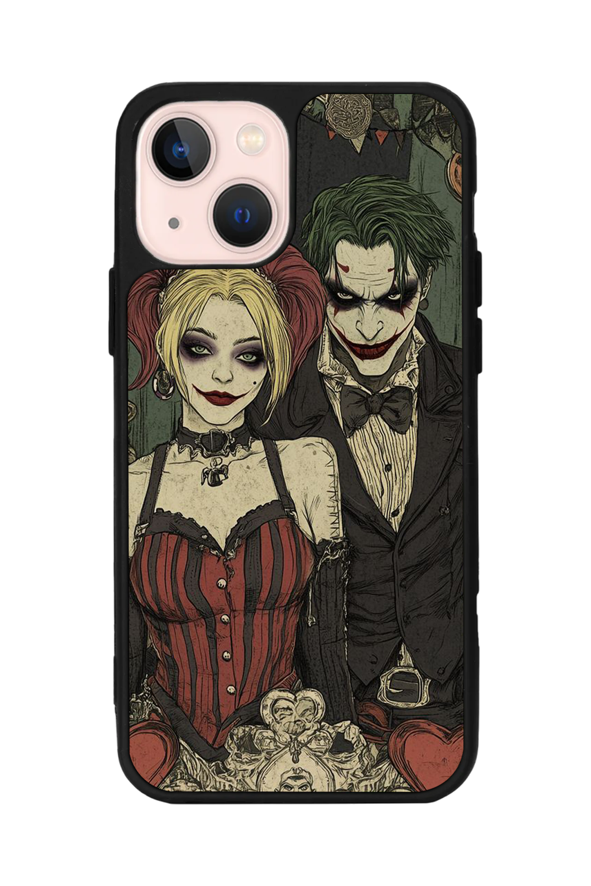 iPhone 15 Uyumlu Kalp Love Tasarımlı Glossy Premium Kılıf