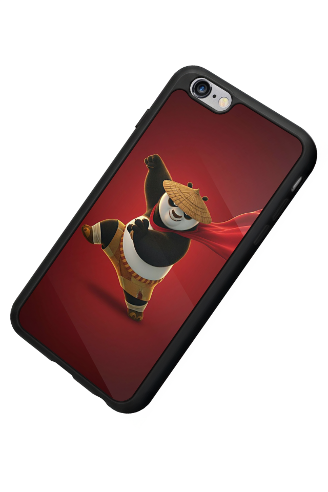 iPhone 6 Plus Uyumlu Kung Fu Panda Tasarımlı Glossy Premium Kılıf