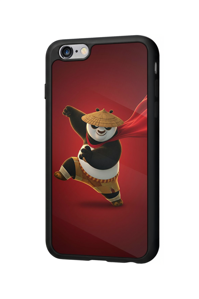 iPhone 6 Plus Uyumlu Kung Fu Panda Tasarımlı Glossy Premium Kılıf