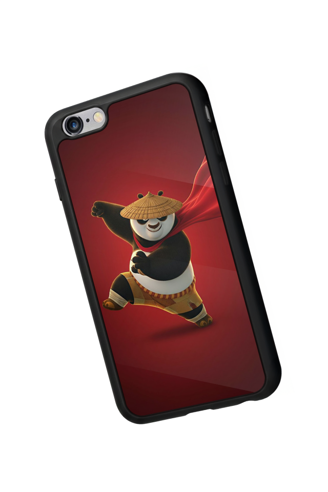 iPhone 6 Plus Uyumlu Kung Fu Panda Tasarımlı Glossy Premium Kılıf