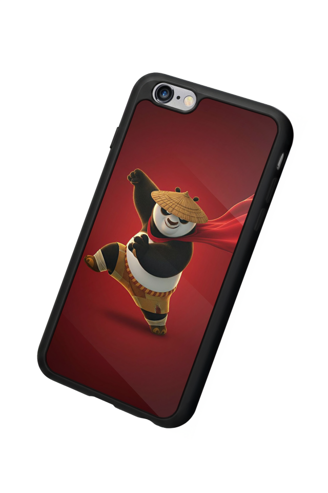 iPhone 6 Plus Uyumlu Kung Fu Panda Tasarımlı Glossy Premium Kılıf