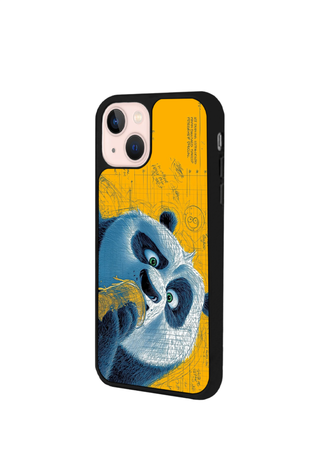 iPhone 13 Mini Uyumlu Kung Fu Panda Tasarımlı Glossy Premium Kılıf