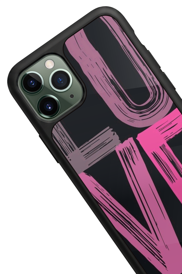 iPhone 11 Pro Uyumlu Love Tasarımlı Glossy Premium Kılıf