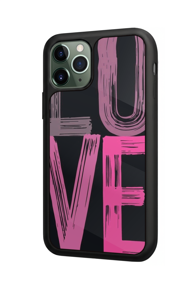 iPhone 11 Pro Uyumlu Love Tasarımlı Glossy Premium Kılıf