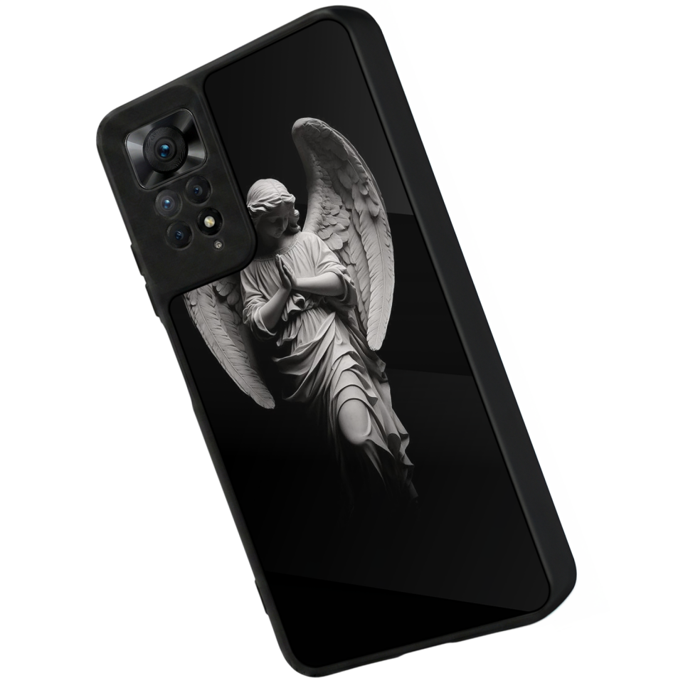 Xiaomi Redmi Note 11 Pro Uyumlu Melek Tasarımlı Glossy Premium Kılıf